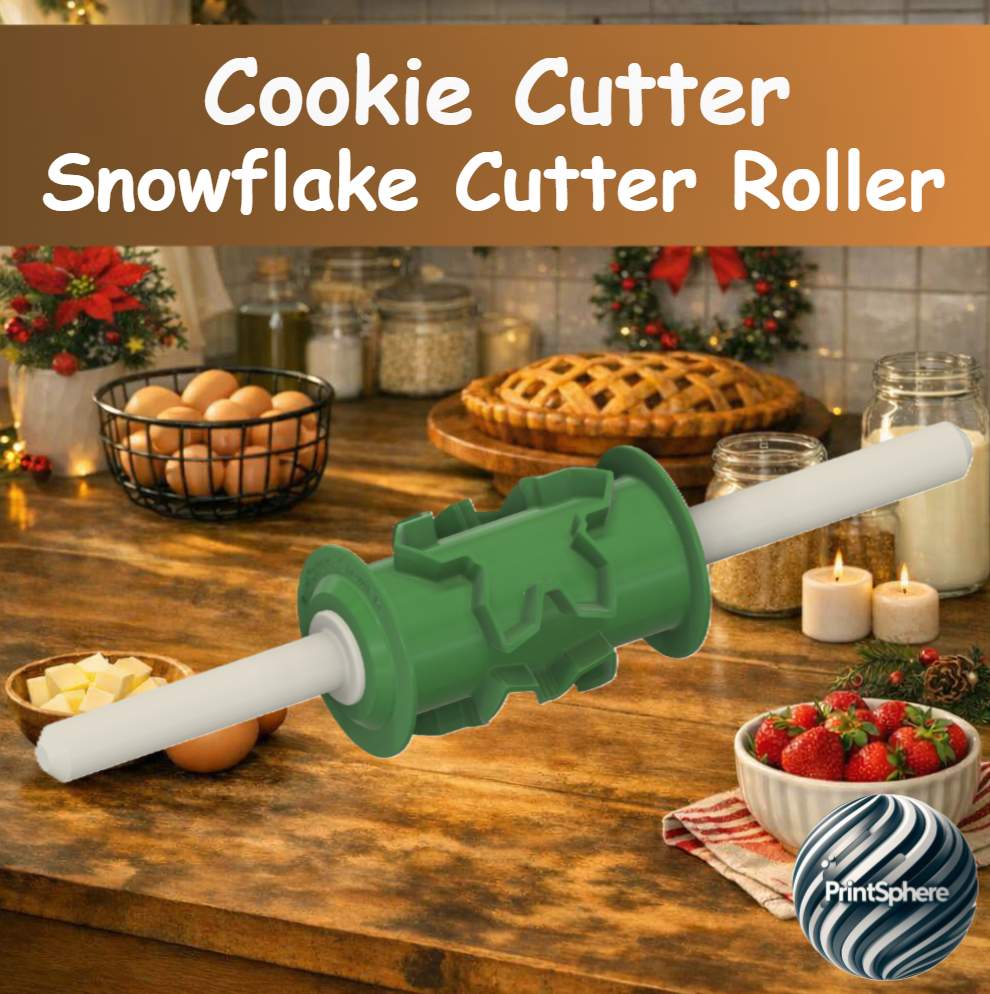 Baking - Cookie Cutter Roller - Snowflake