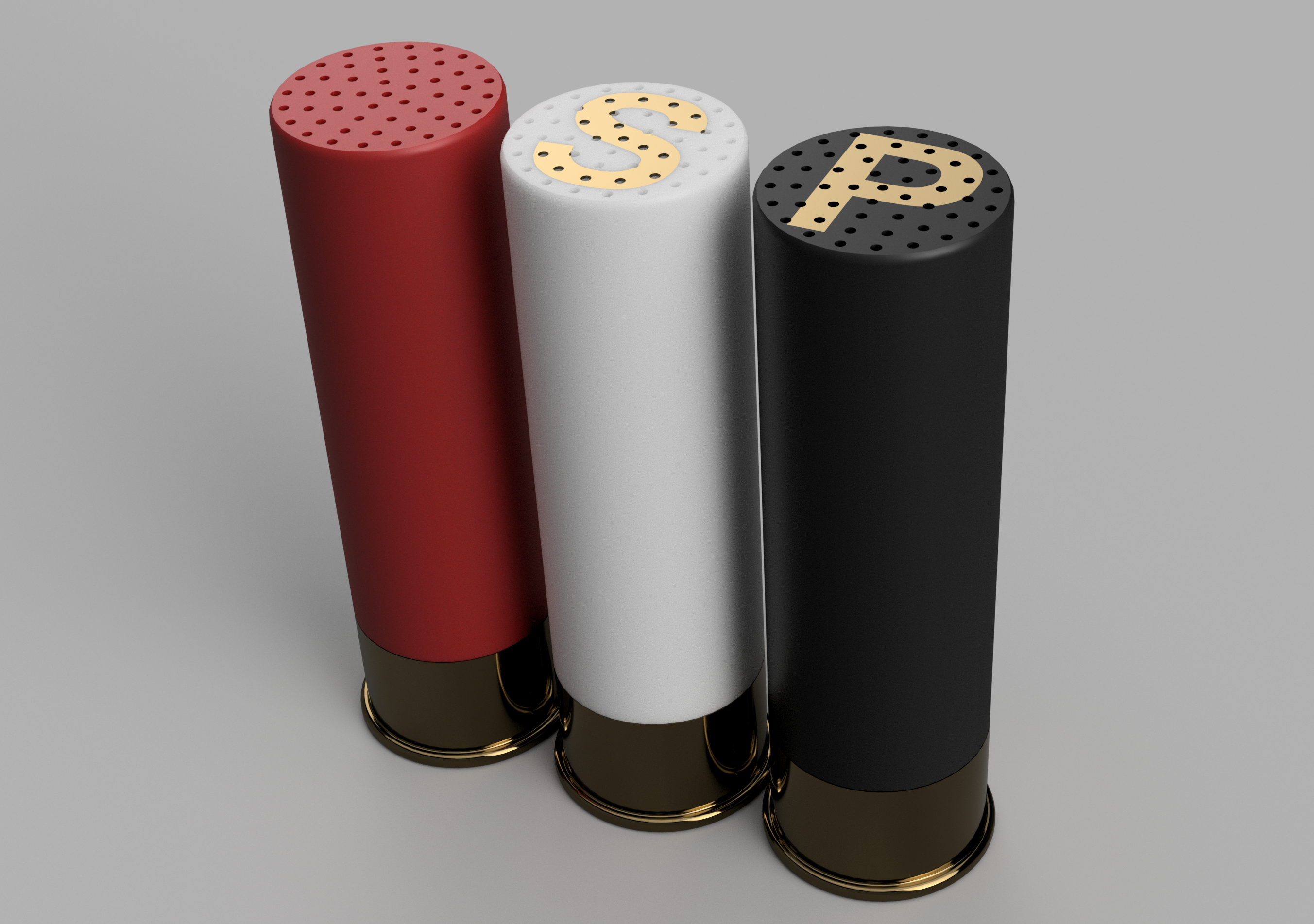 Salt & Pepper Shotgun cartridge