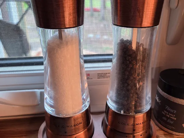 Salt and Pepper Grinder Tray