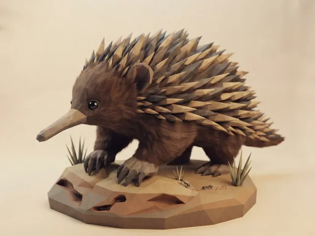 Low Poly Echidna