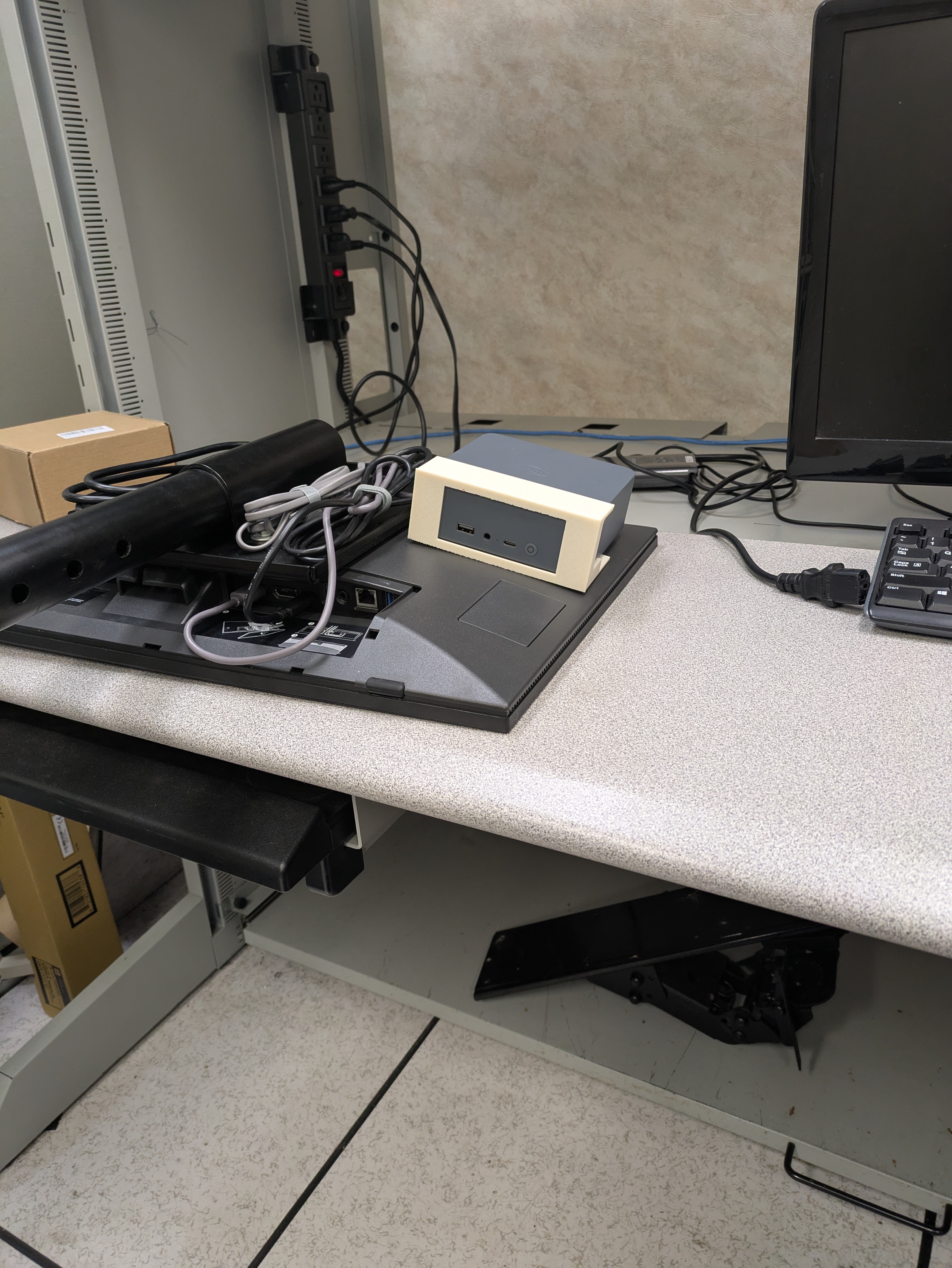 Wall or Underdesk mount for Beelink EQI12 series mini pcs.