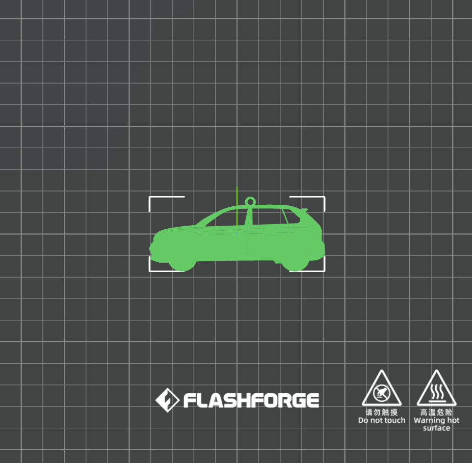 VW Tiguan Keyring Remix 3D model