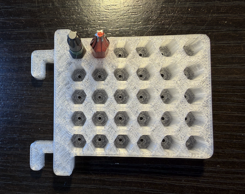 HEX BIT HOLDER FOR IKEA SKADIS 3D model