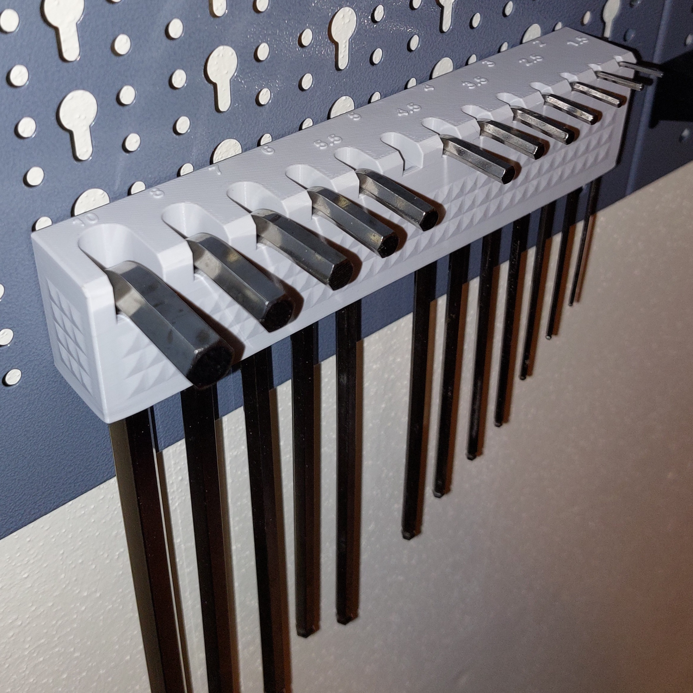Kuepper Küpper pegboard allen key hex key holder