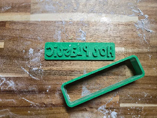 "Hot Plastic" Cookie Cutter