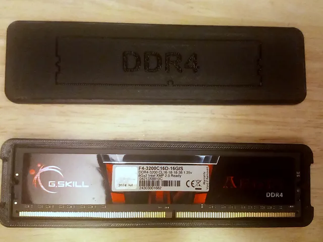 DDR4 RAM Stick Case / Storage Box (1 to 4 sticks)