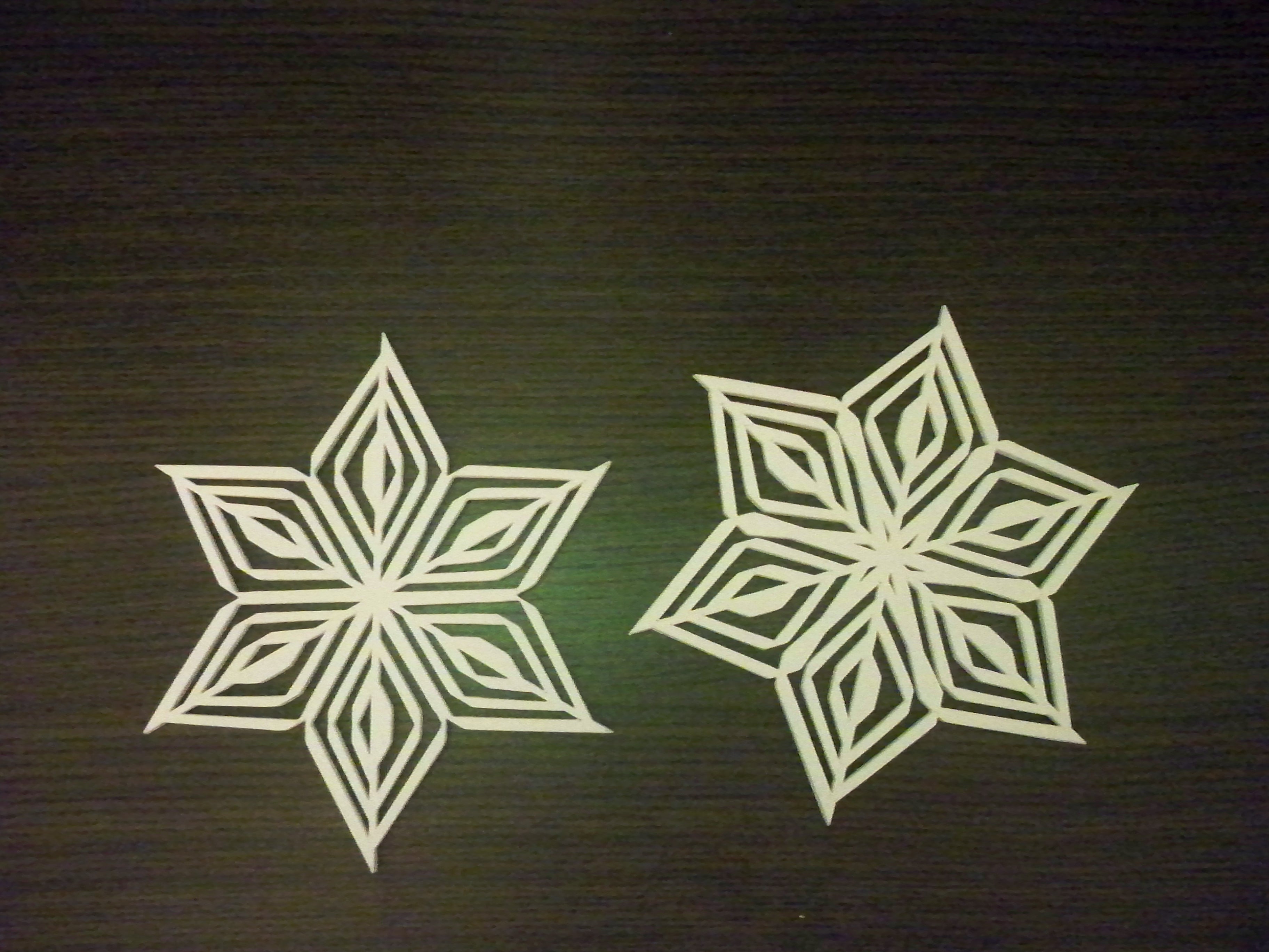Origami Inspired Snowflake 2D Version