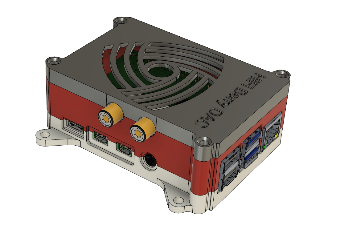 Raspberry PI 4B & HIFI Berry DAC+Pro Case