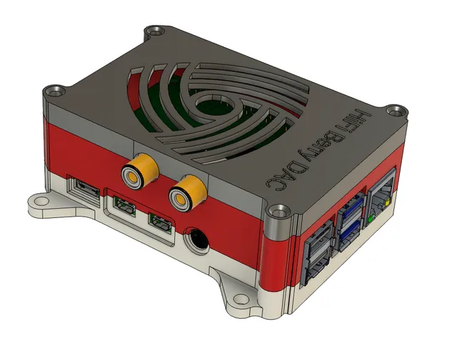 Raspberry PI 4B & HIFI Berry DAC+Pro Case