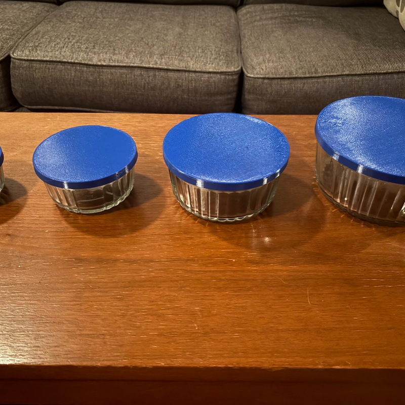 Parametric (Anchor Glass) Container Lids by jtgis | Download free STL model  | Printables.com