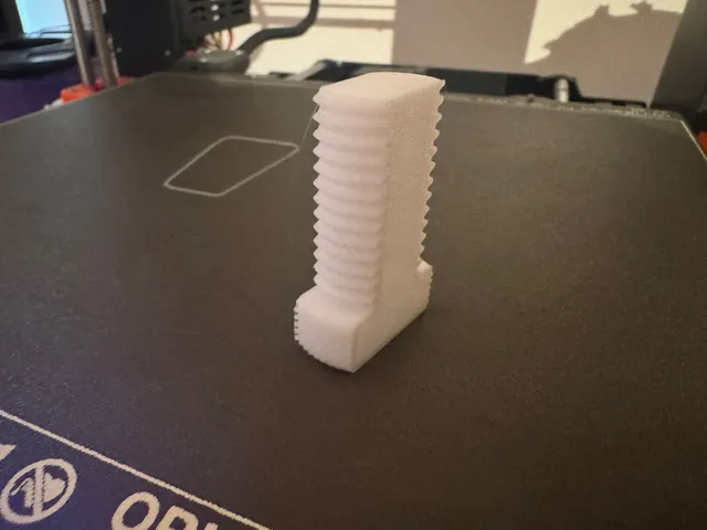 re slice of mounting screw to add strength