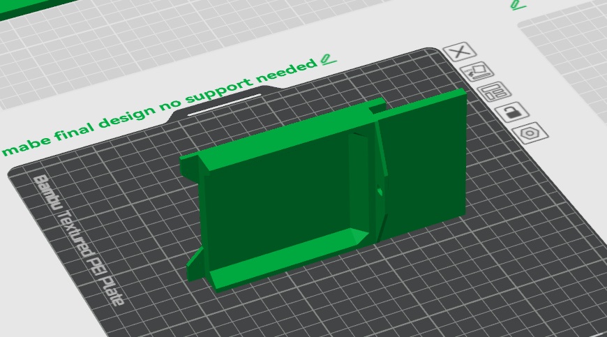 Thermaltake Core V21 side SSD blank