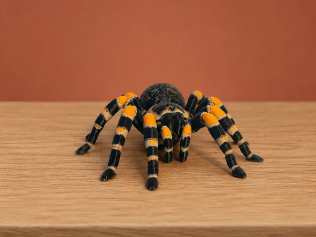 Realistic Tarantula Wildlife Figurine