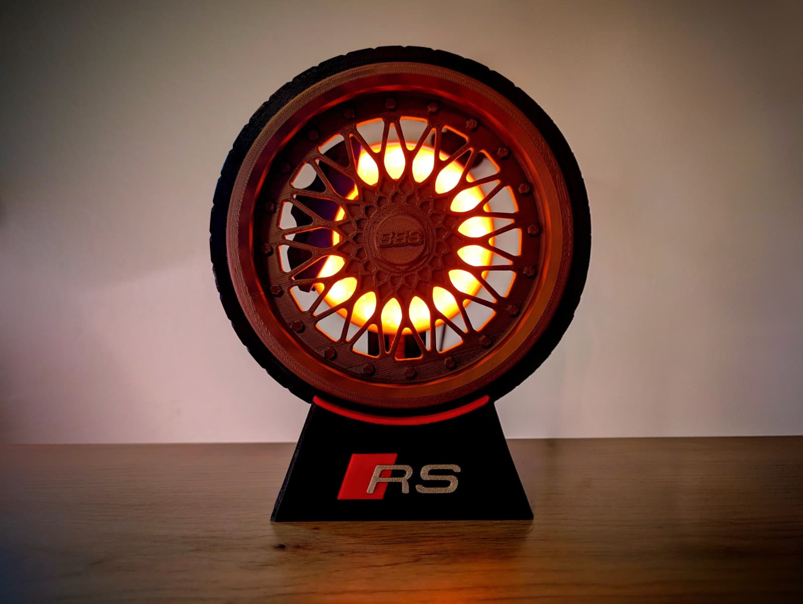 Spinning Wheel LED Lamp