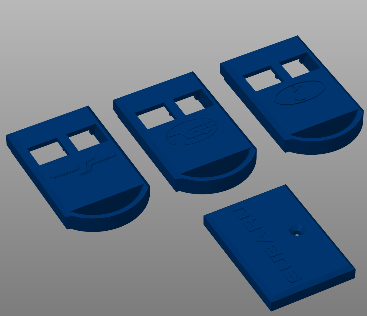 Subaru JDM Badges Keyfob