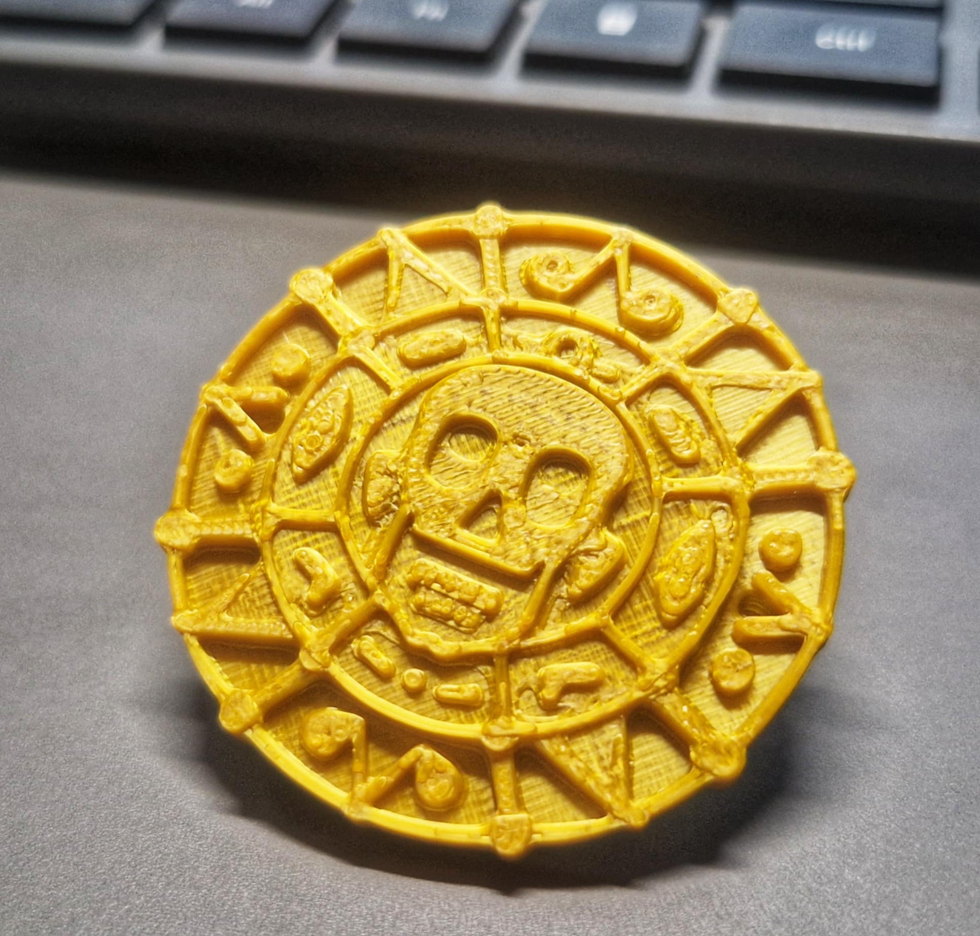 The Gold Aztec Medallion