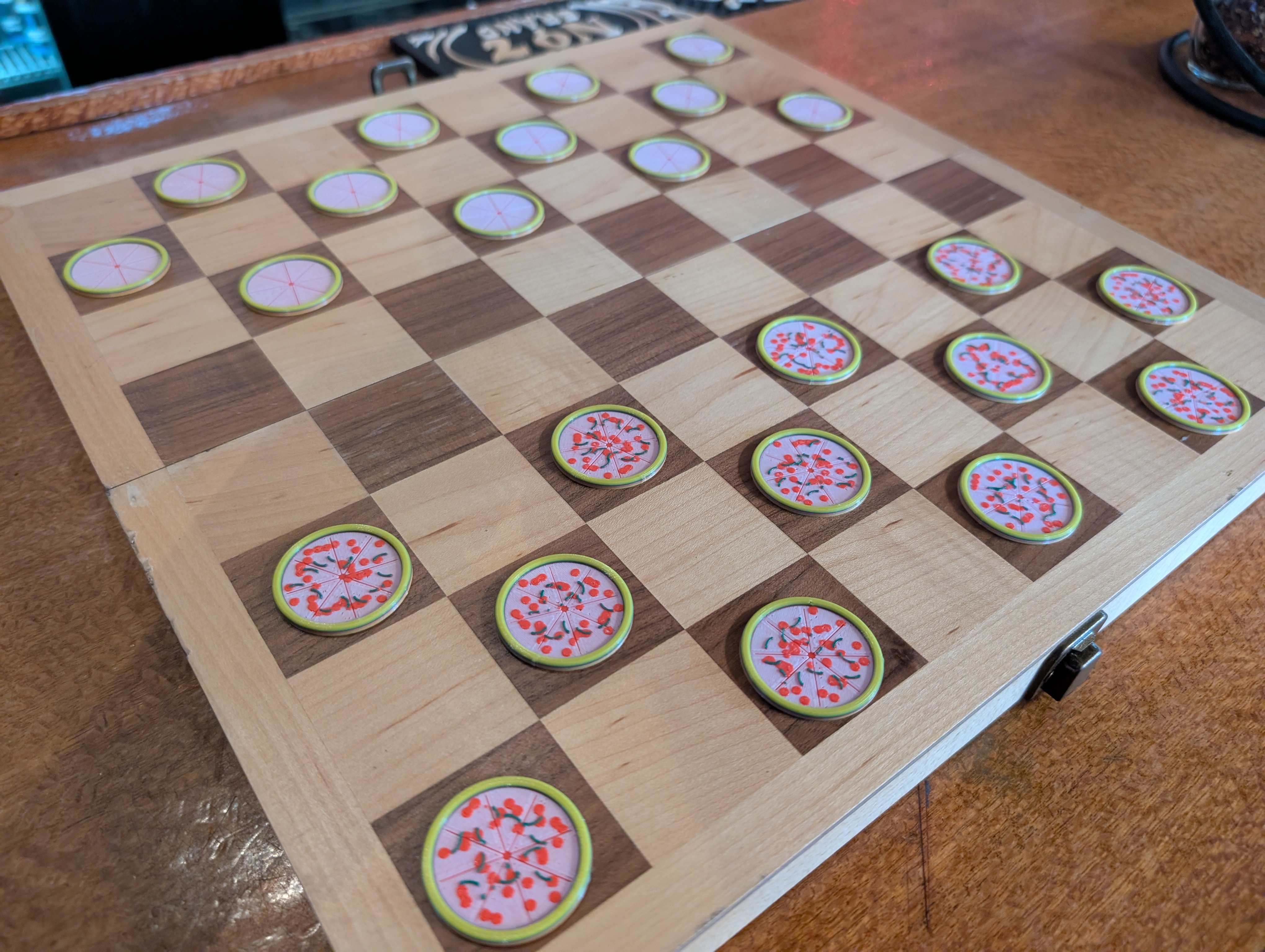 Pizza Checkers Pieces