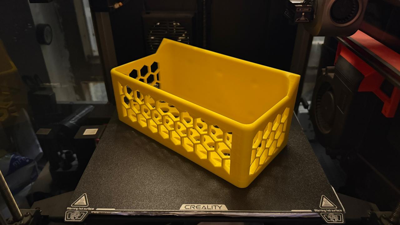 Honeycomb Style Magnetic Shelf for Fridge