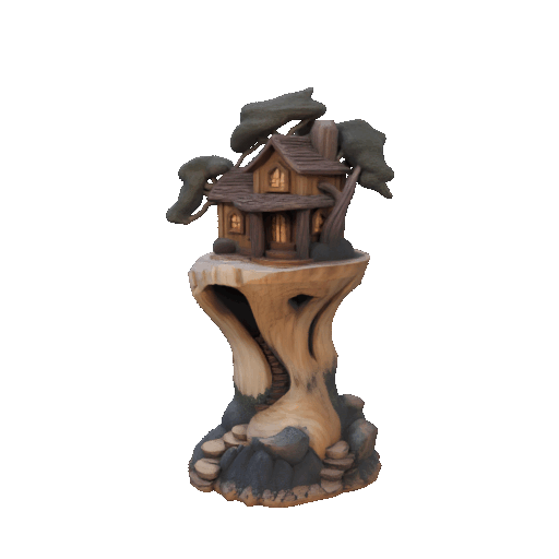 CASA DE MADERA EN ARBOL