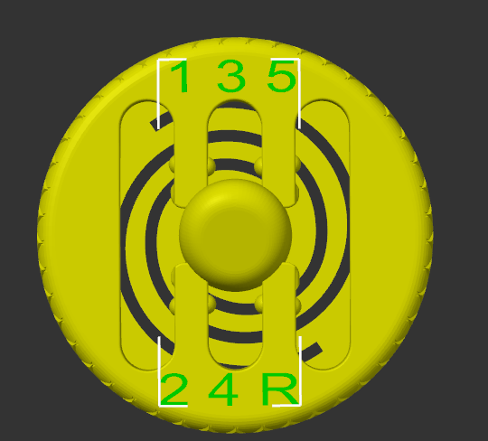 gear shift figet but with numbers