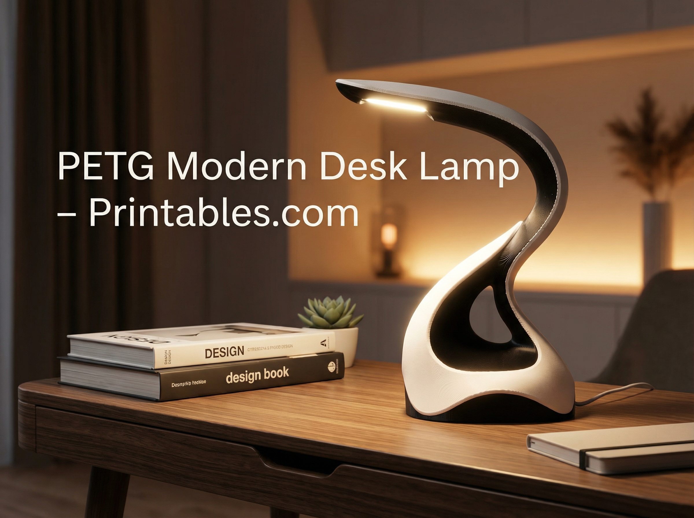 The Helix - Modern Organic Desk Lamp