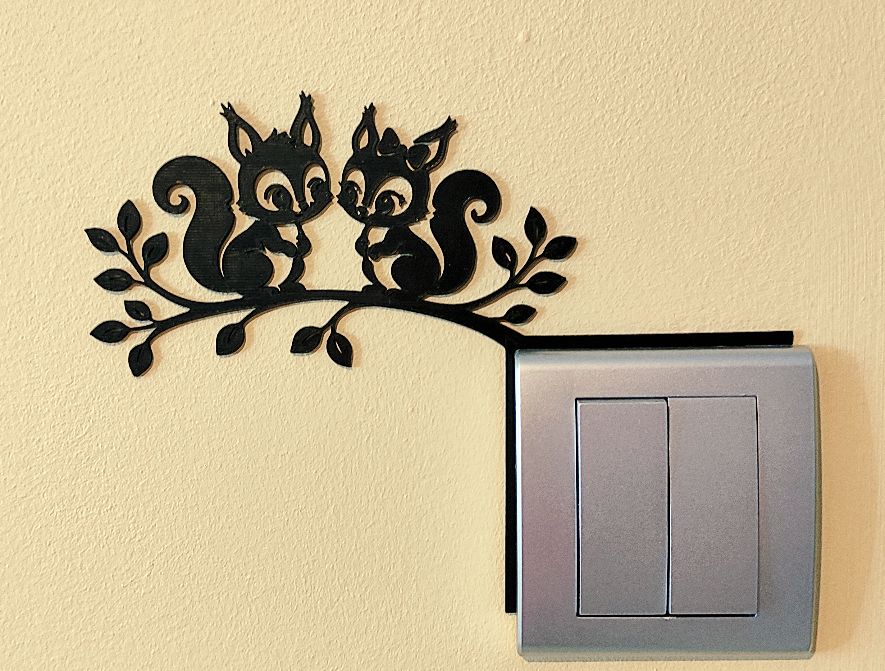 Light Switch Decoration – Squirrel 2