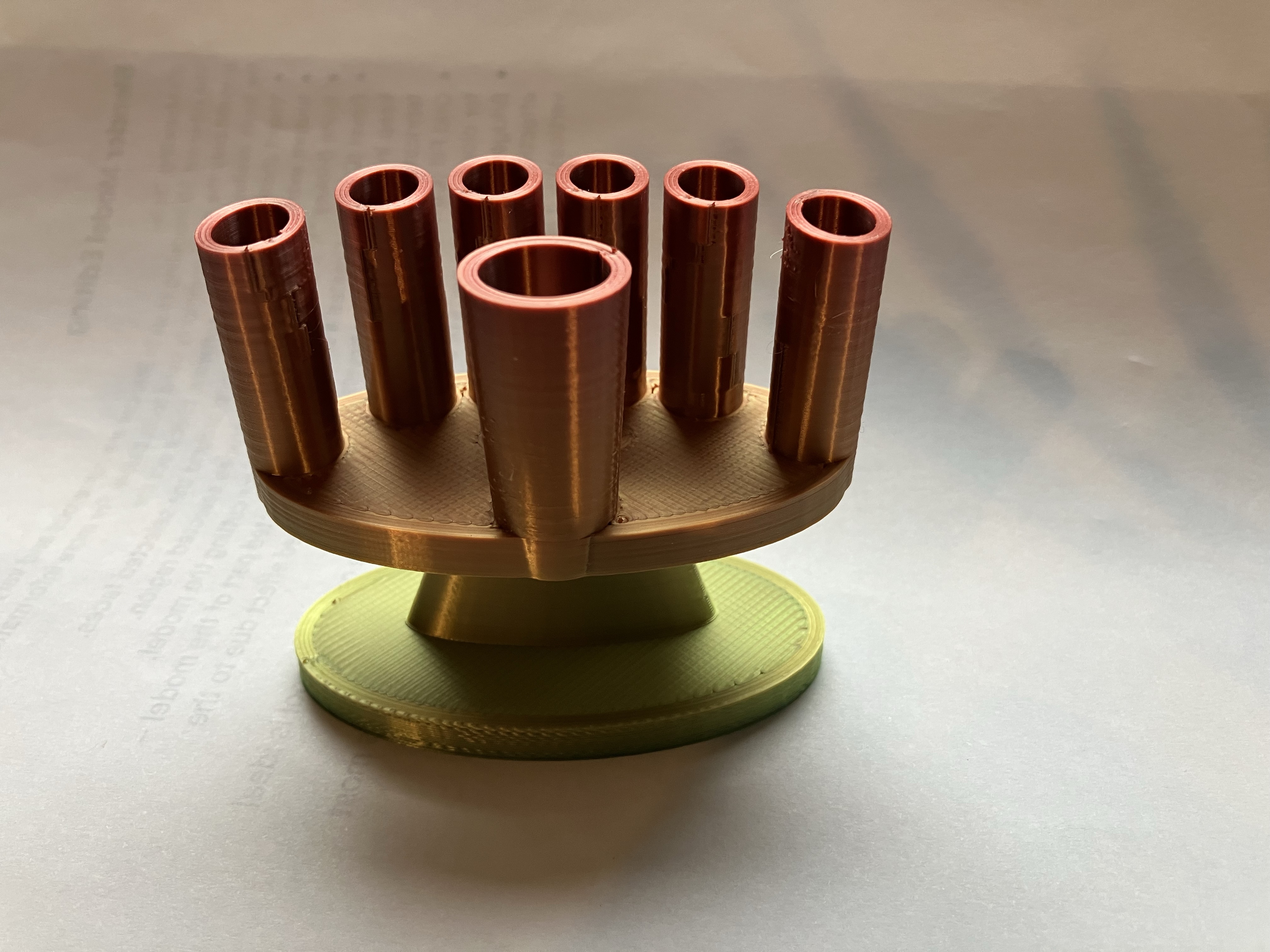 7 paint brush holder