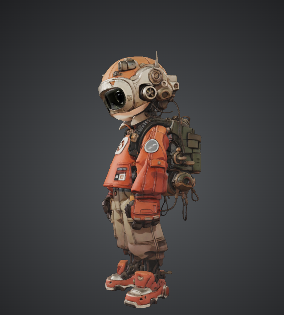 Boy space explorer