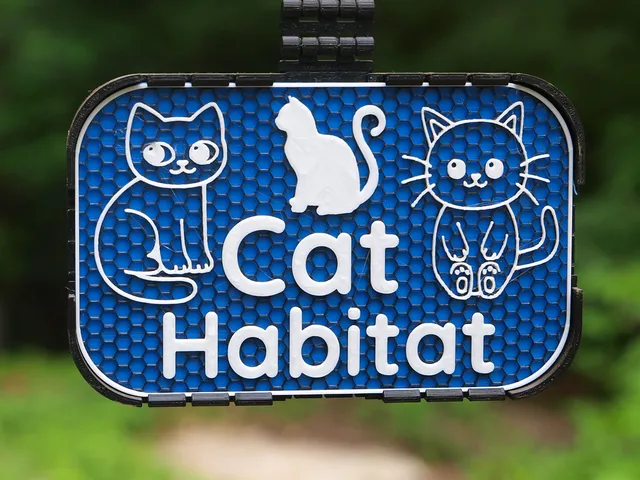Cat / Dog Habitat signs