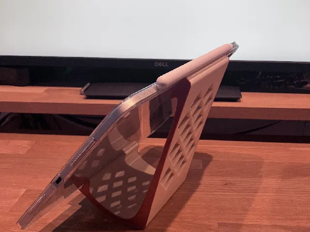 Adjustable 3D-Printed Stand for iPad Pro M4 & M5 11” (2024-25) – Dual-Color Modern Design with Integrated Apple Pencil Charging (New Design)