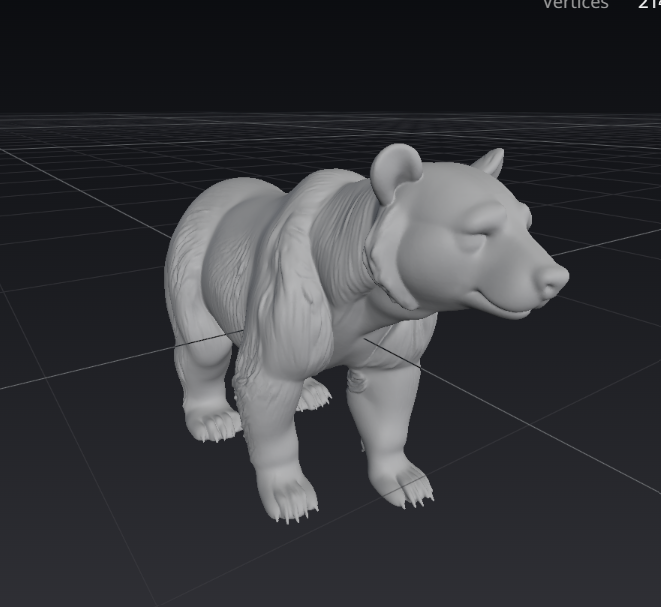 Bear statue
