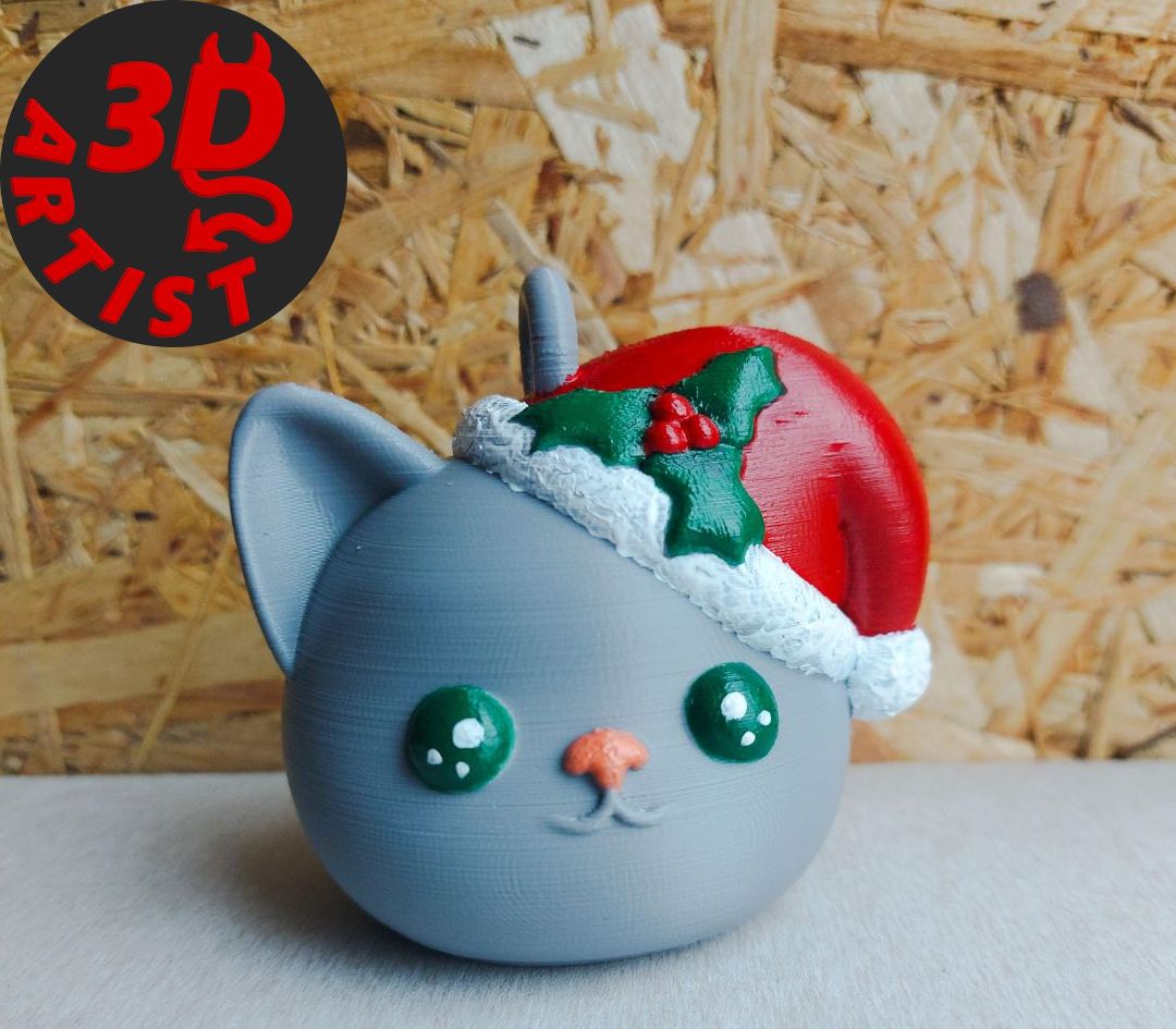 Christmas Tree Decoration Cat