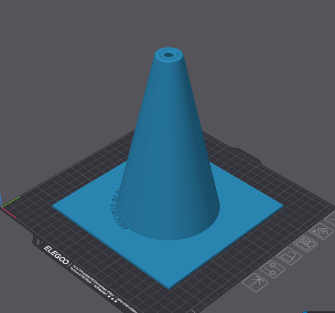 Tall NON-Plastic Efficient Field Cone