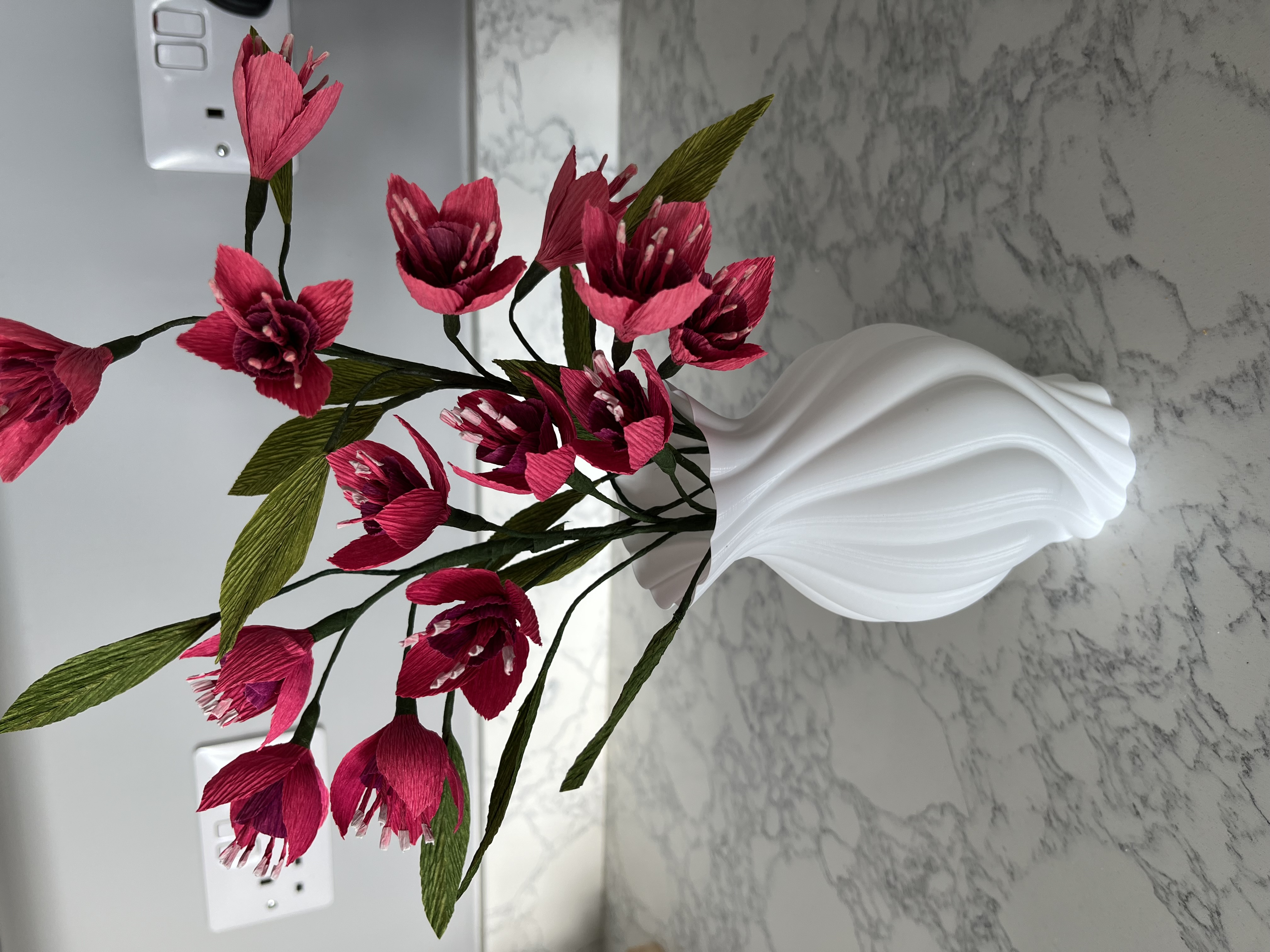 Fluted Twist Vase