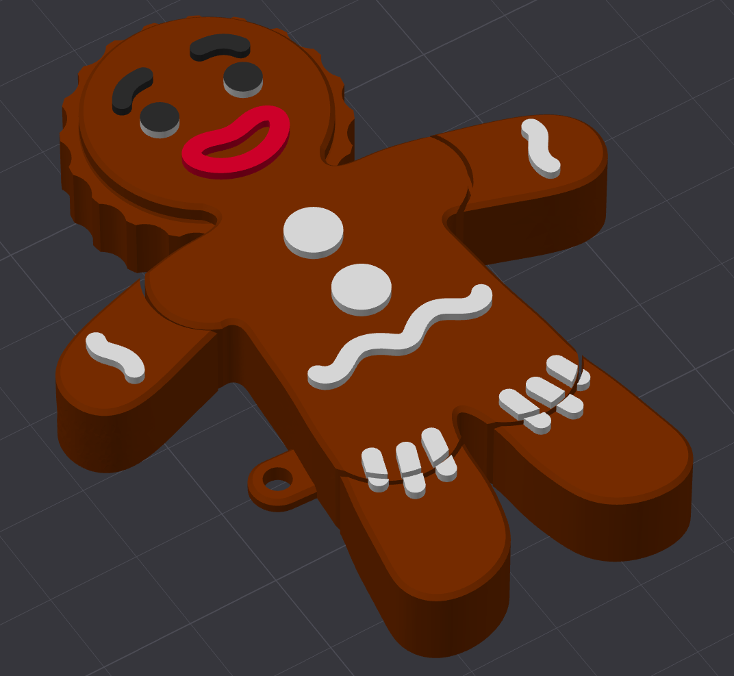 Gingerbread Cookie Man Fidget