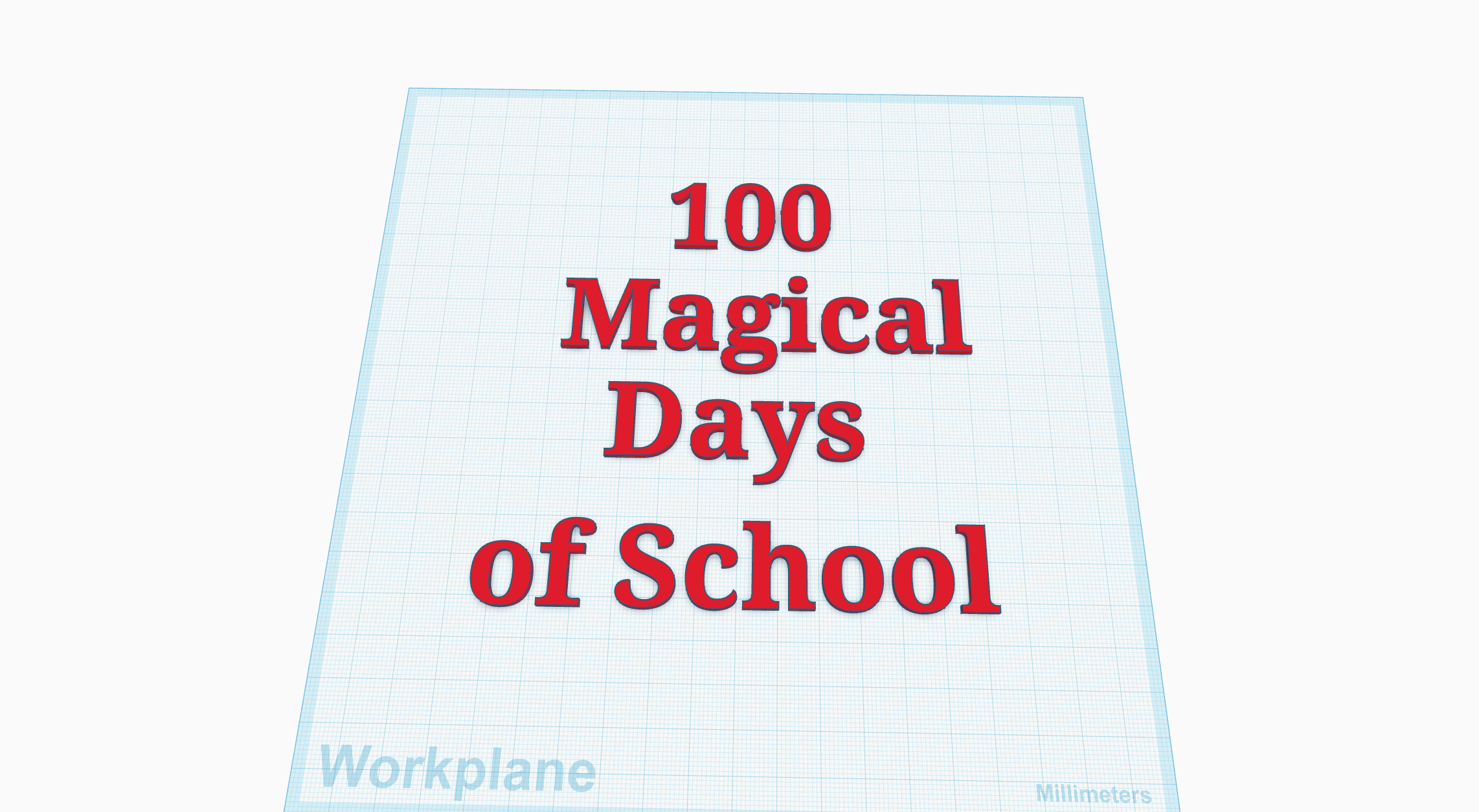 100 Magical Days of School