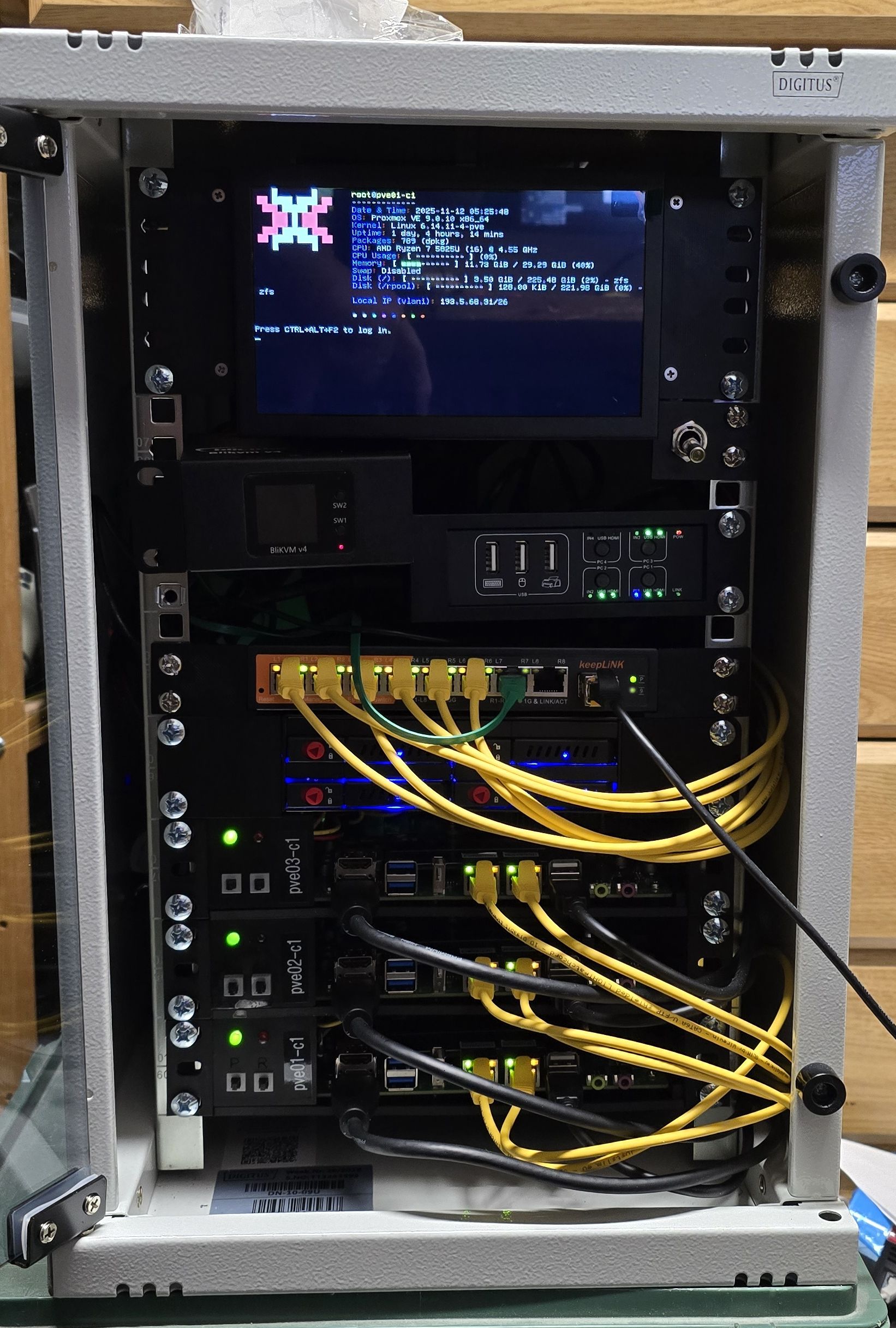 7" Display Mount for 10inch rack