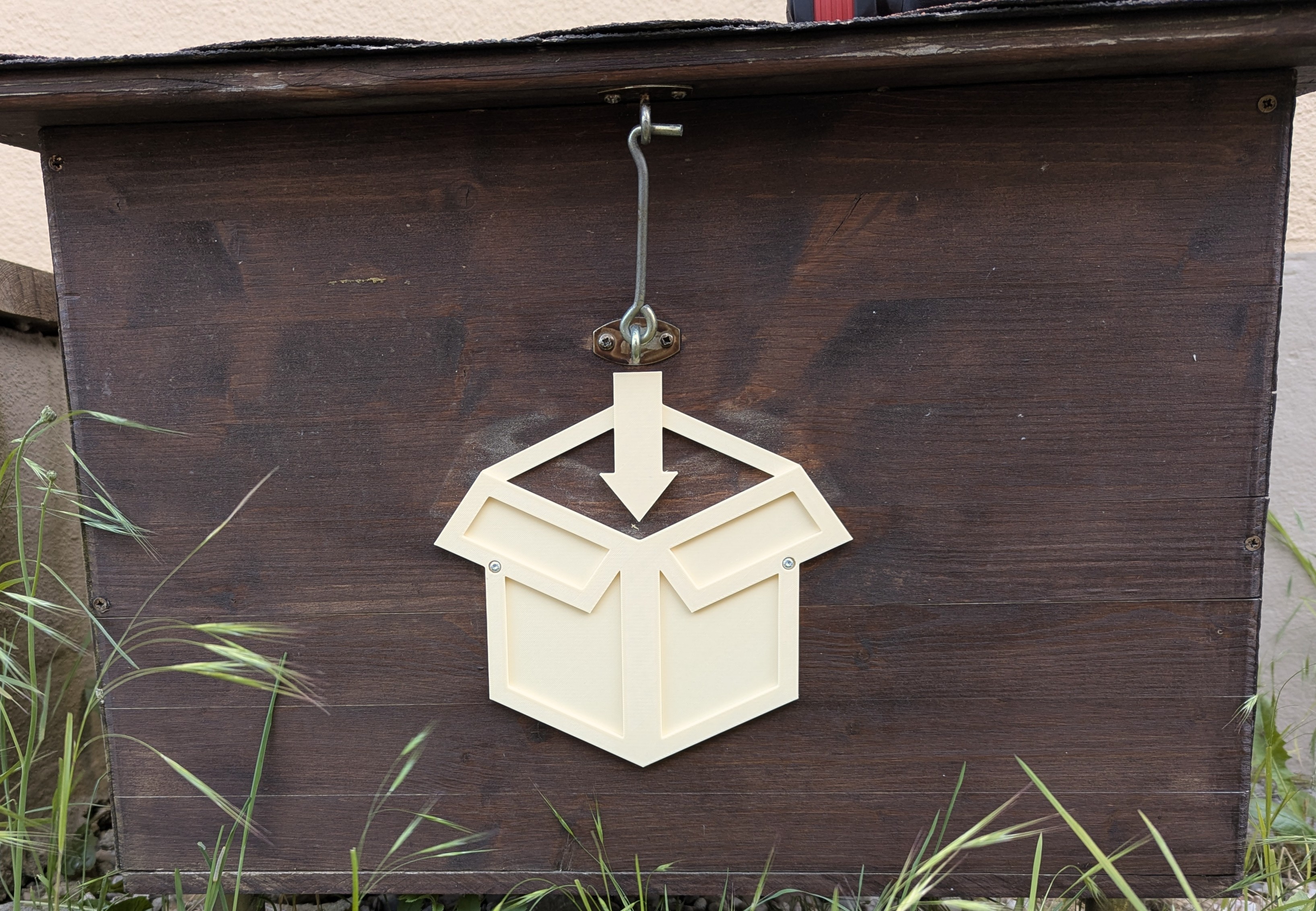 Paketbox Sign