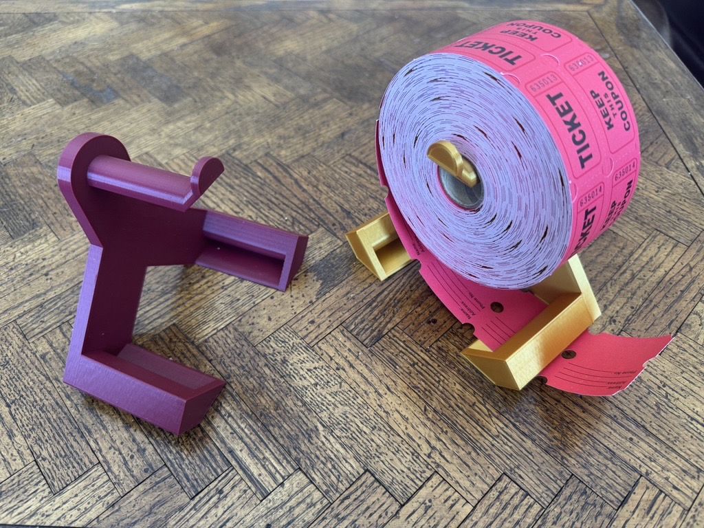 Ticket Roll Dispenser Stand