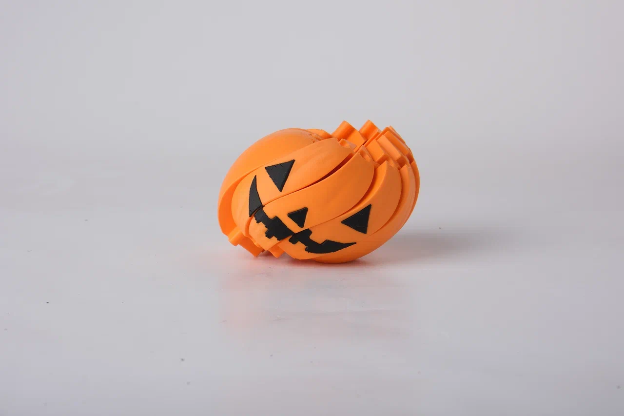 Twisty Pumpkin Ball – Halloween Flexi Toy — STL Grátis | 3DFinder