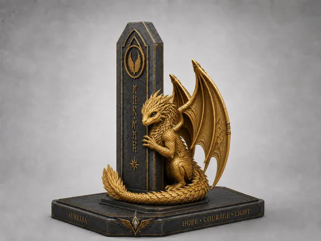 Fourth Wing Dragon Statues
