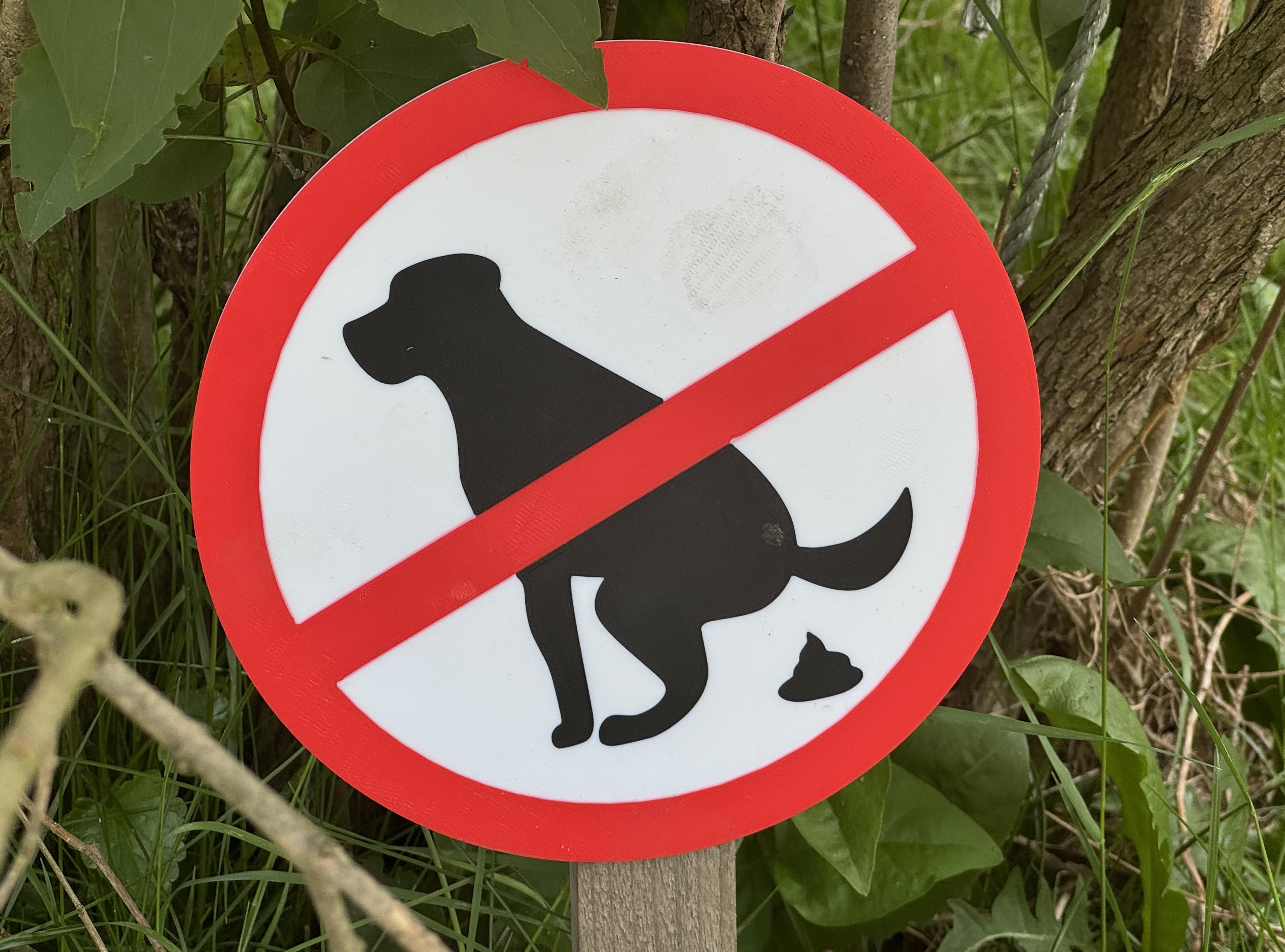 No Dog Poo Sign