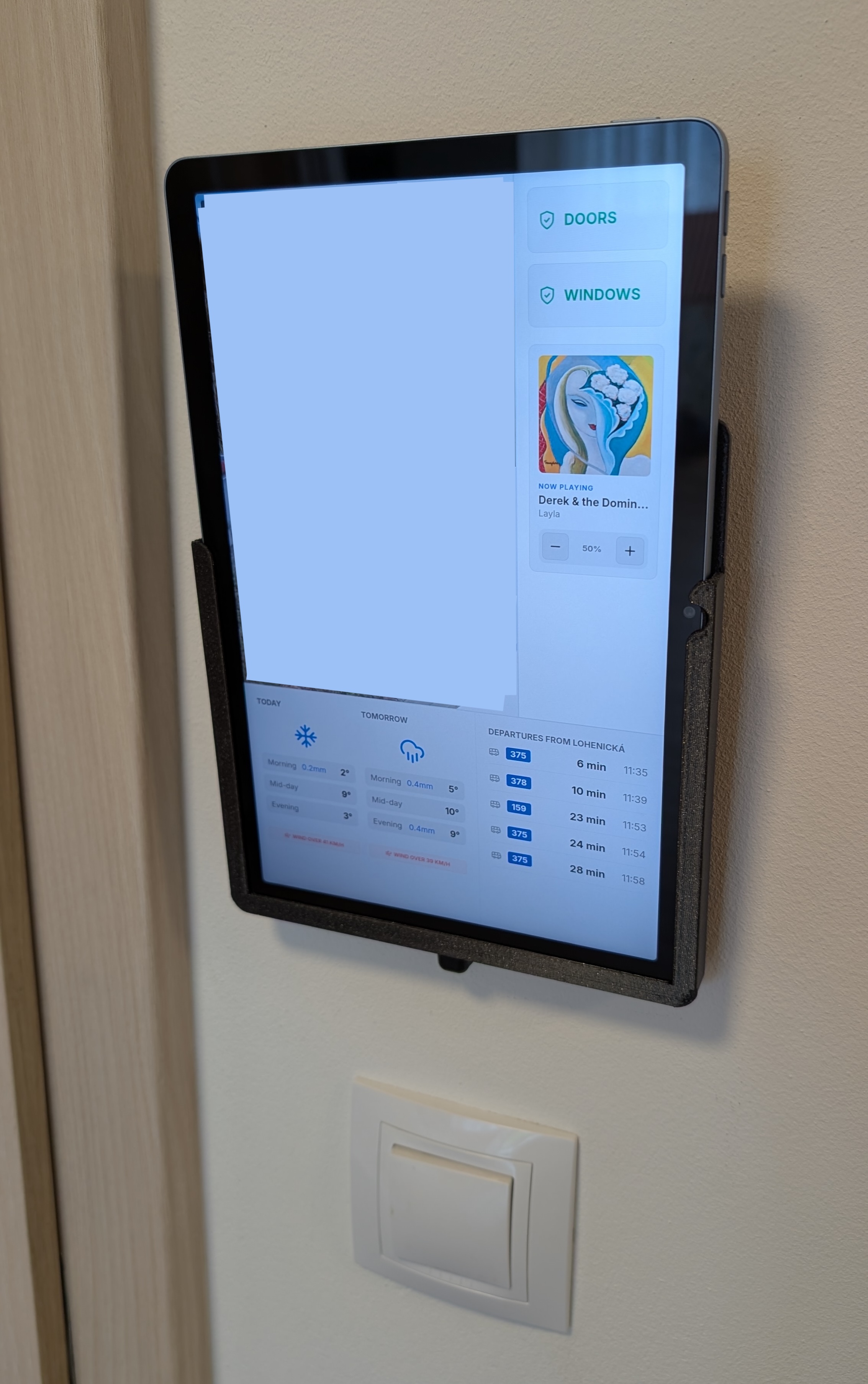 Galaxy Tab M10 3rd gen vertical wall mount