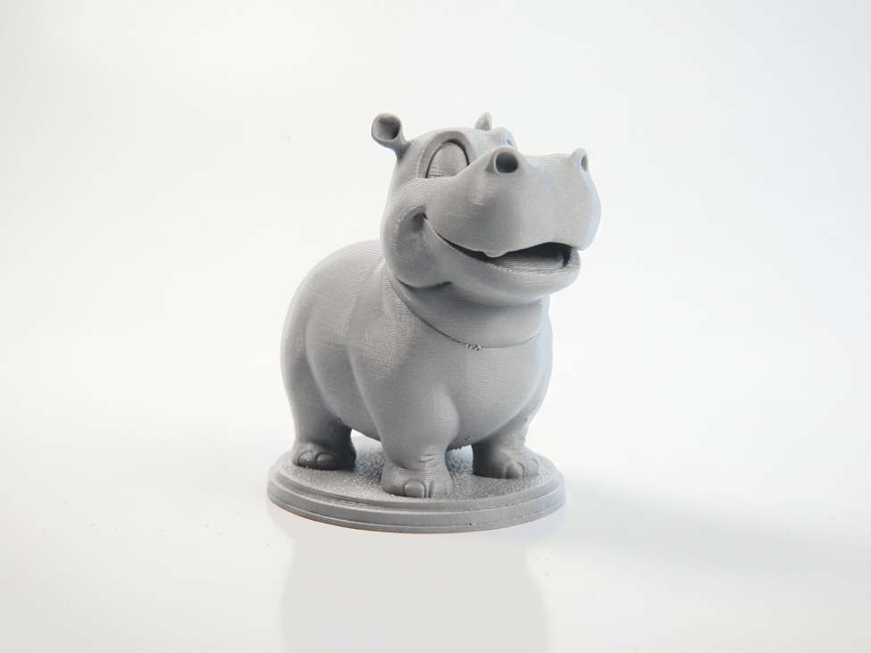 Chibi Hippo Figurine Cute Animal 3D Printable