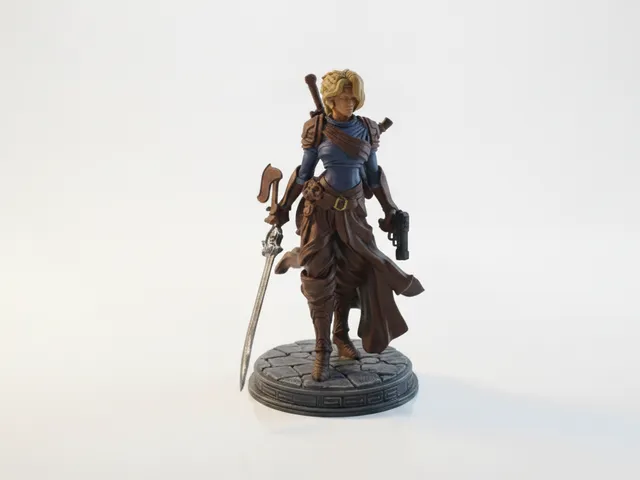 Samira Battle Goddess Figurine LOL Champions 3D Printable
