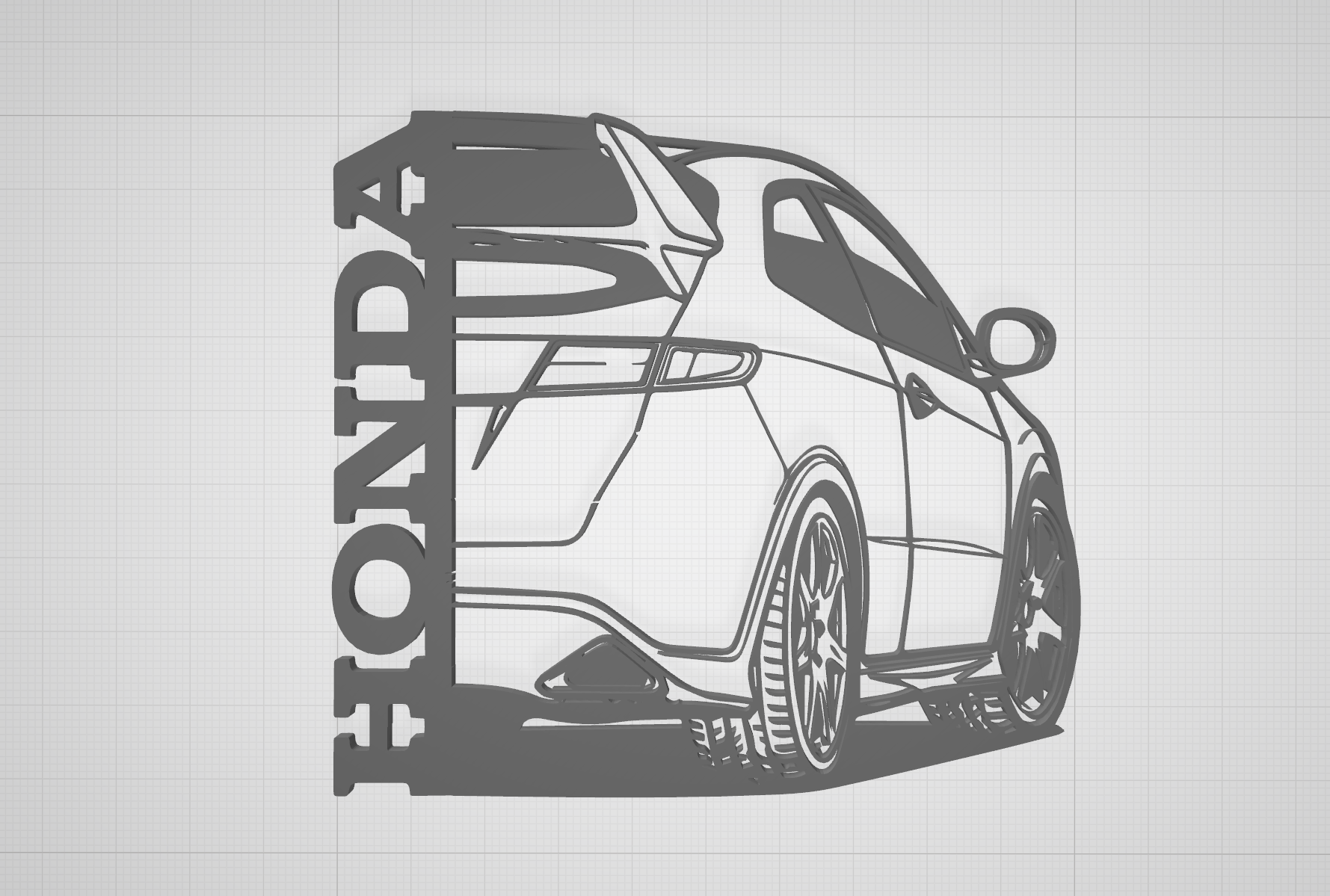 Civic TypeR 8G inspired by Honda