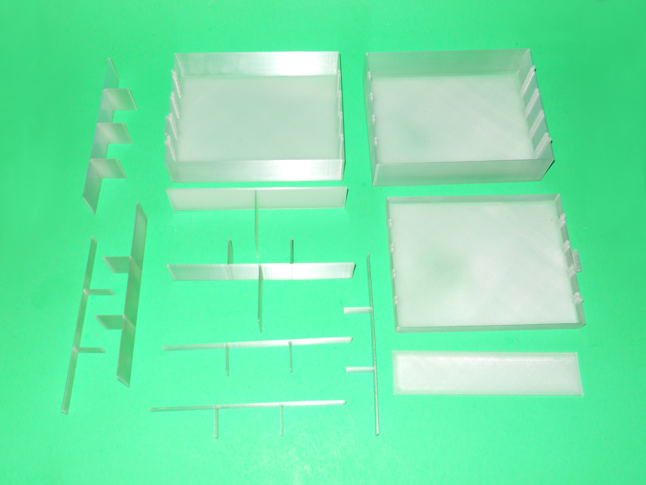Miniatura 3 do modelo 3D Parametric Modular Bench Organizer V2