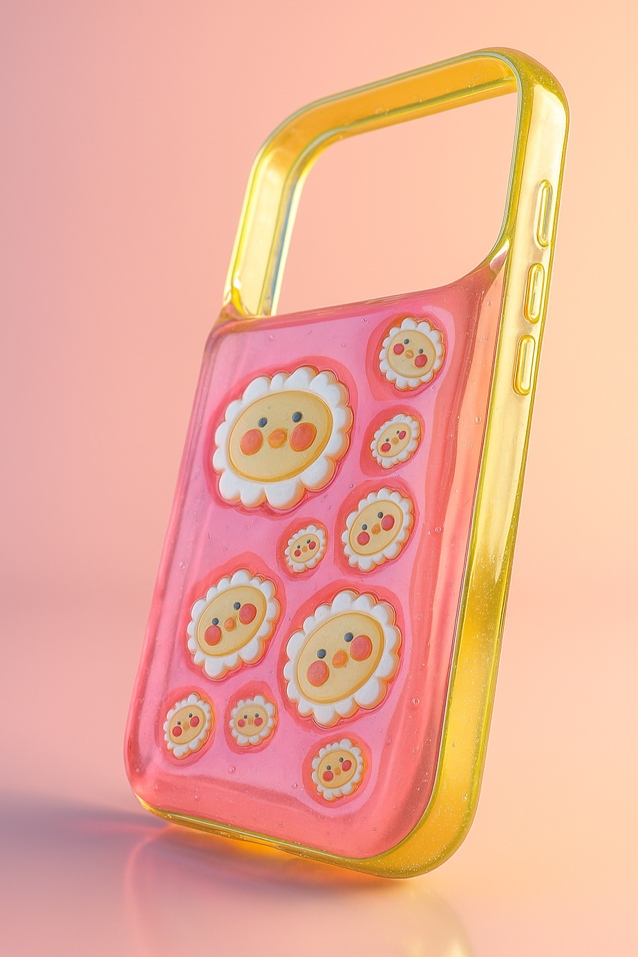 Iphone 17 pro Cute sheep logo case thick puffy