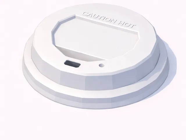 Low Poly Coffee Cup Lid