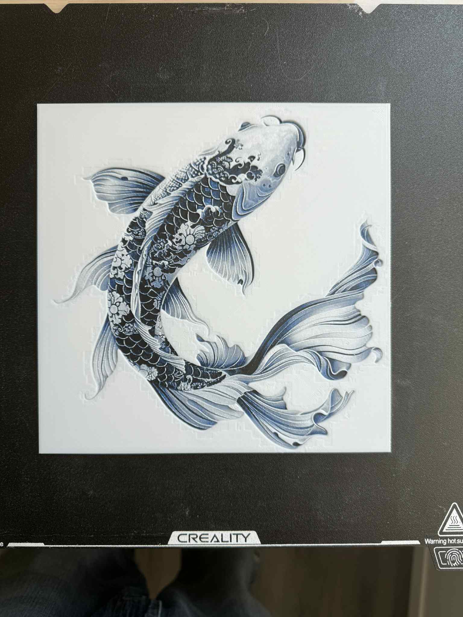 Blue Koi Fish